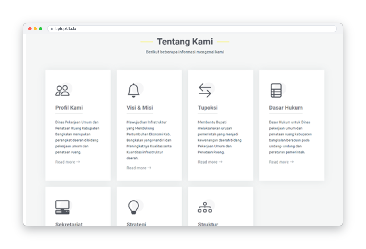 Screenshot Website Profile DPUPR 3